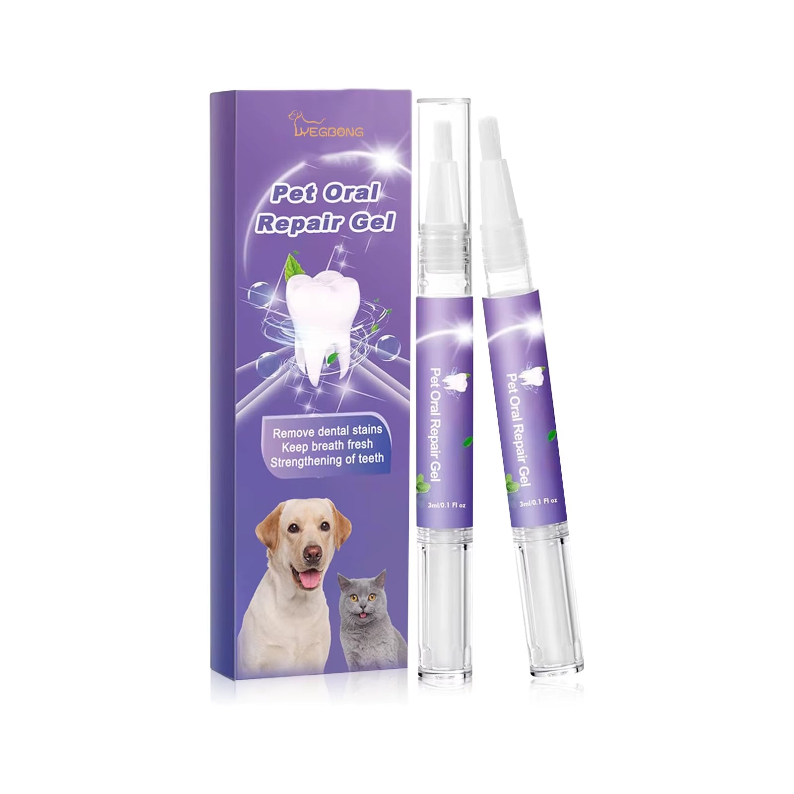 Freshpaws™ Pet Oral Repair Gel – the Ultimate Smile Saver for Cats & Dogs